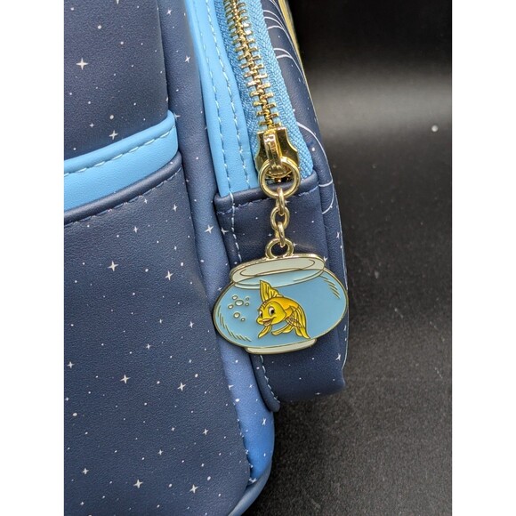 Loungefly Disney Pinocchio Blue Fairy When You Wish Upon A Star Backpack New